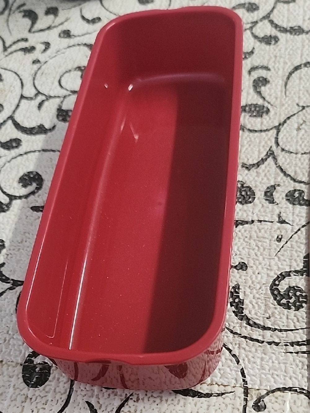 Gray Two-Tier Bento Box & Red Floral Two-Tier Bento Box Set - Picture 10 of 16